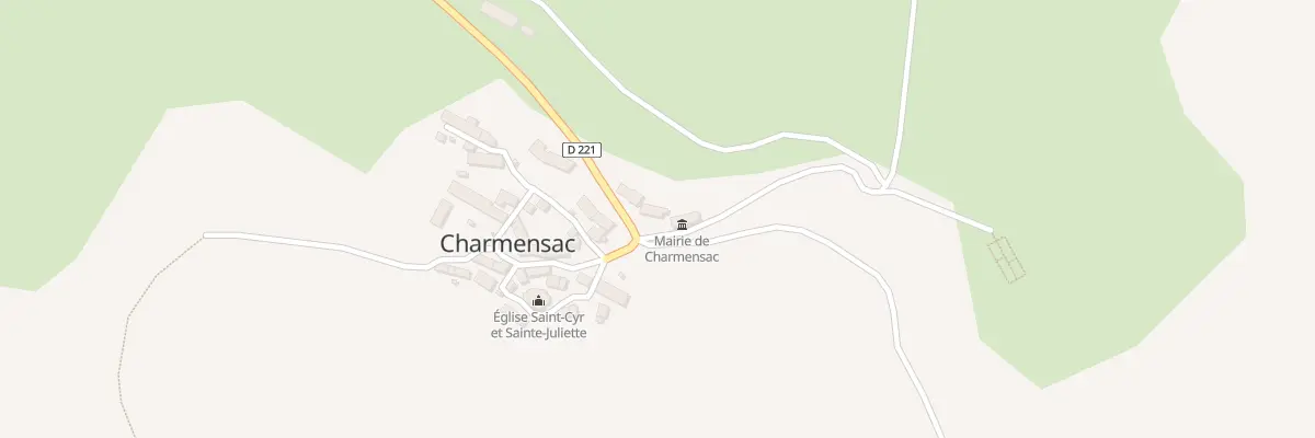 Plan du 5053 Le Bourg à Charmensac