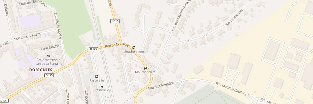 Plan du 57 Rue de la Mouchonnière à Douai