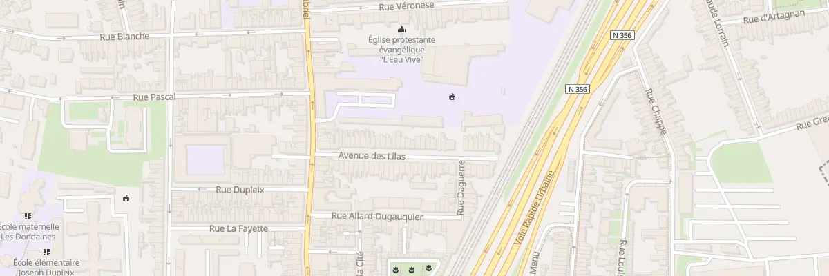 Plan du 31 Av des Lilas à Lille