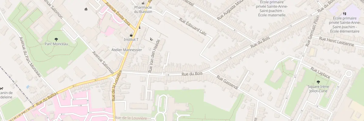 Plan du 47 Rue du Bois à Lille