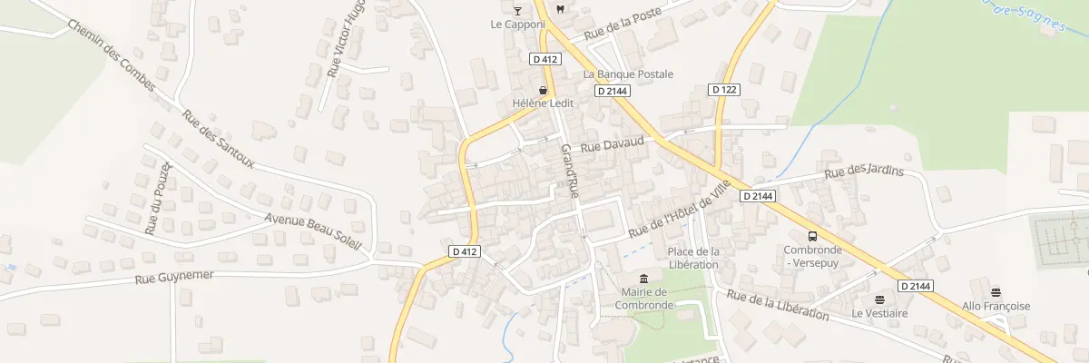 Plan du 2B Rue Tacot à Combronde