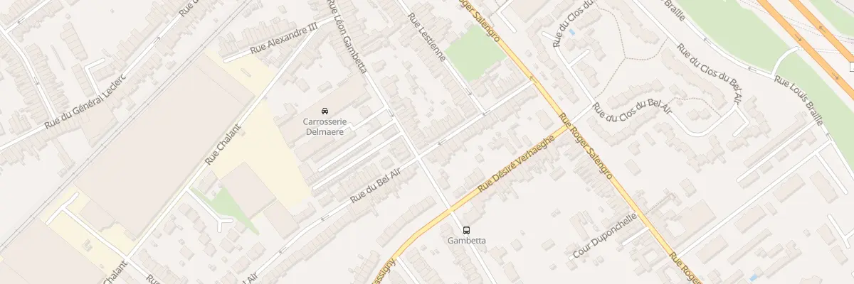 Plan du 36 Rue du Bel Air à Ronchin