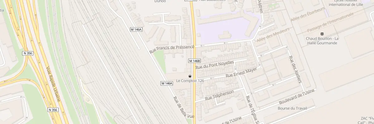 Plan du 120 Rue du Long Pot à Lille