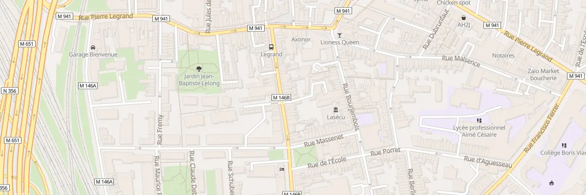Plan du 31 Rue du Long Pot à Lille