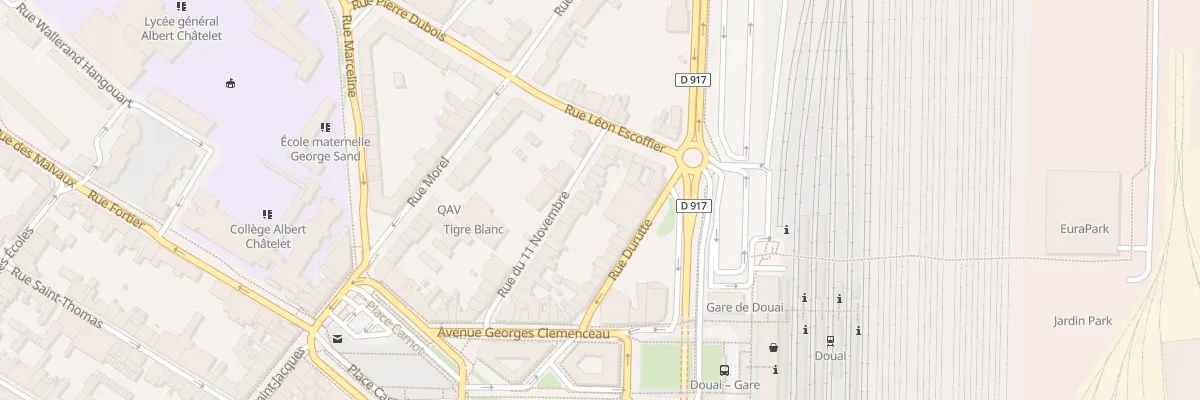 Plan du 130 Rue du Onze Novembre à Douai