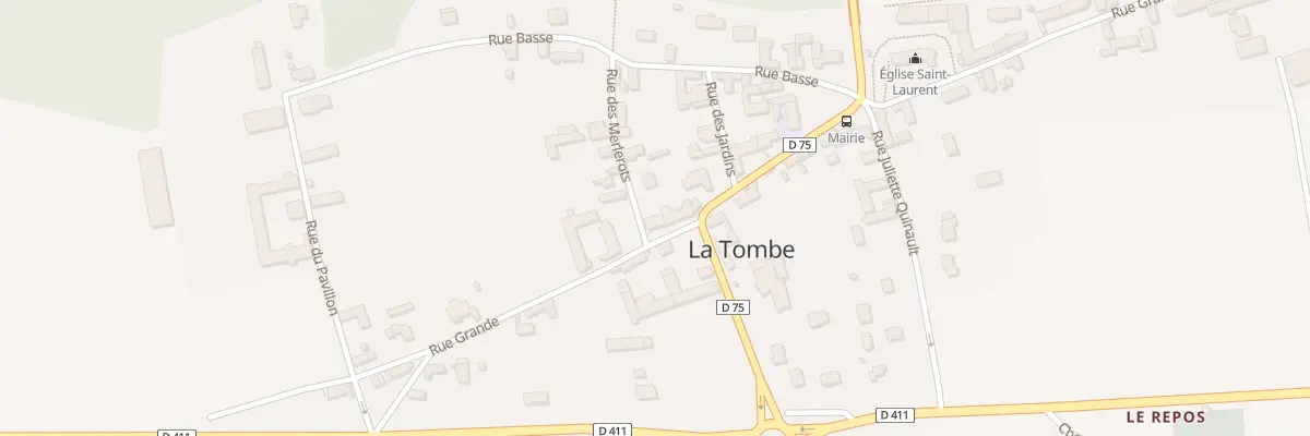 Plan du 30 Rue Grande à La Tombe