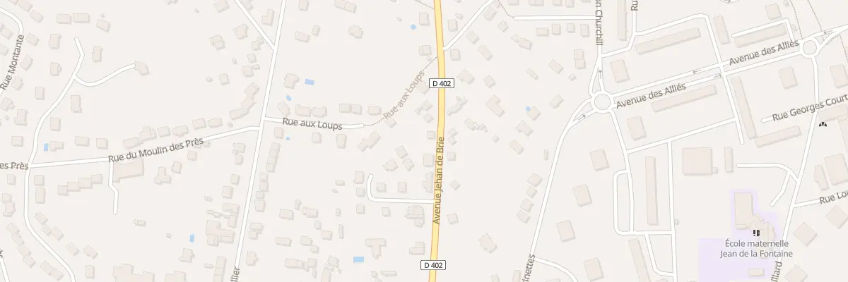 Plan du 63 Av Jehan de Brie à Coulommiers