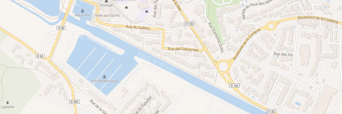 Plan du 24 Rue des Salicornes à Gruissan