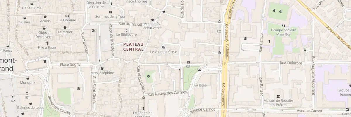 Plan du 19 Rue Gregoire de Tours à Clermont-Ferrand