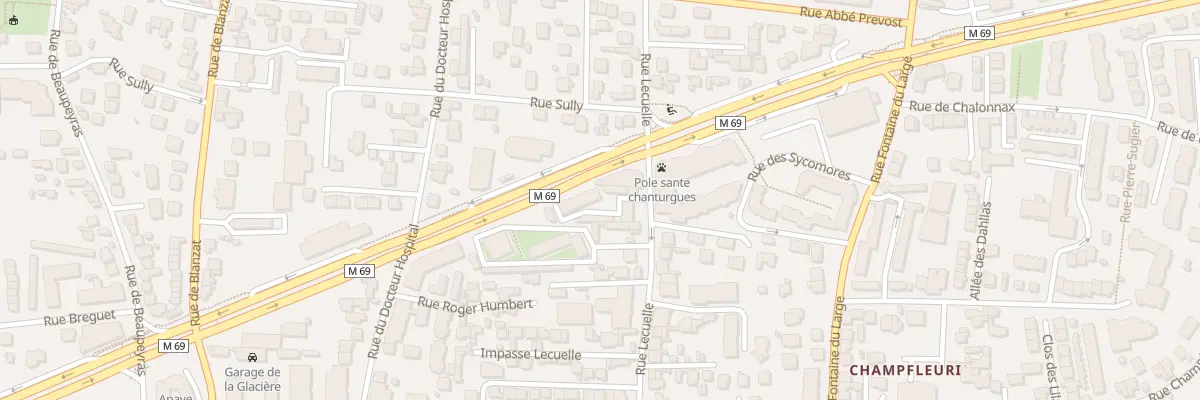 Plan du 43B Rue Lecuelle à Clermont-Ferrand