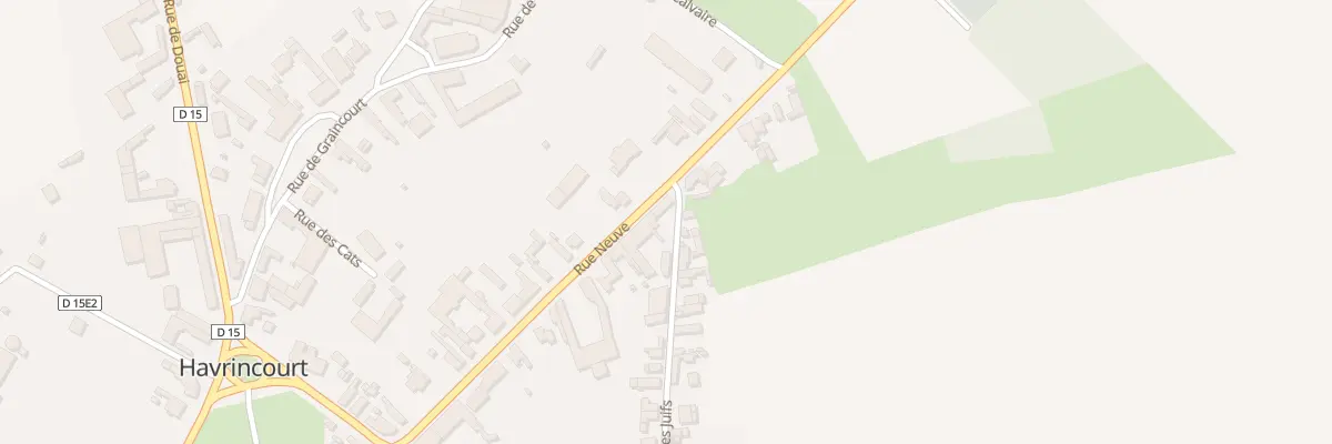 Plan du 22 Rue Neuve à Havrincourt