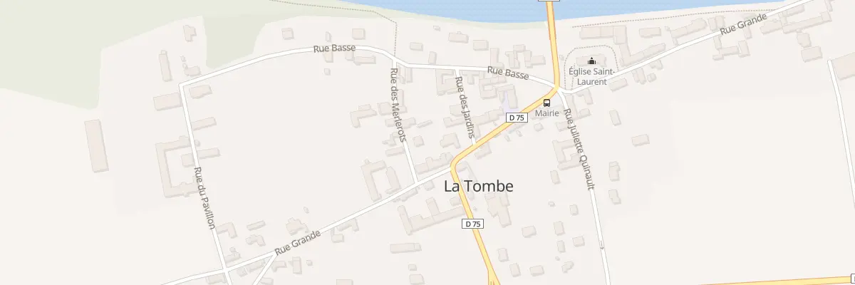 Plan du 9 Rue des Merlerots à La Tombe