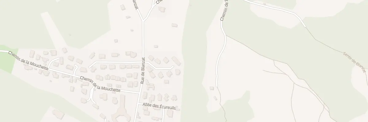 Plan du 250F Rue de Blanzat à Clermont-Ferrand