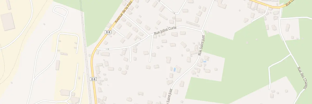 Plan du 382 Rue Joliot Curie à Garchizy