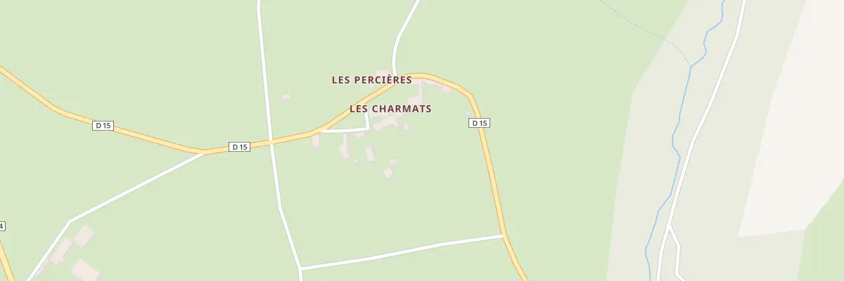 Plan du 17 Les Charmats à Jozerand