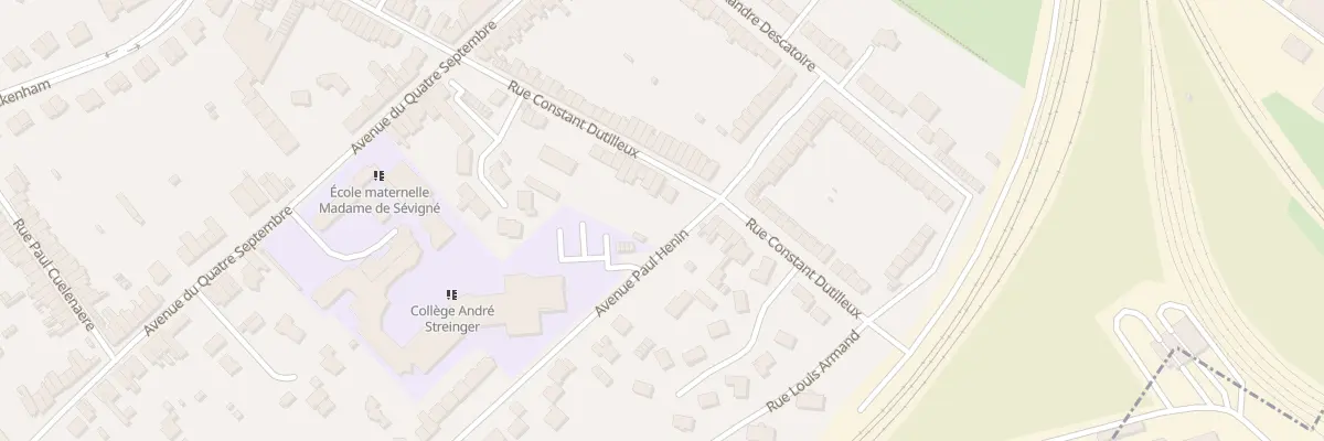 Plan du 166 Rue Constant Dutilleux à Douai