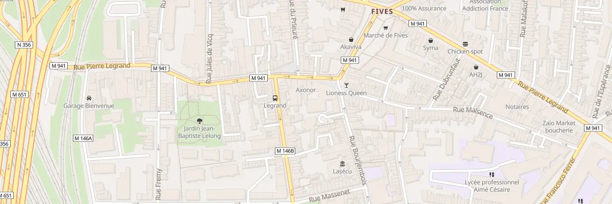 Plan du 19 Rue du Long Pot à Lille