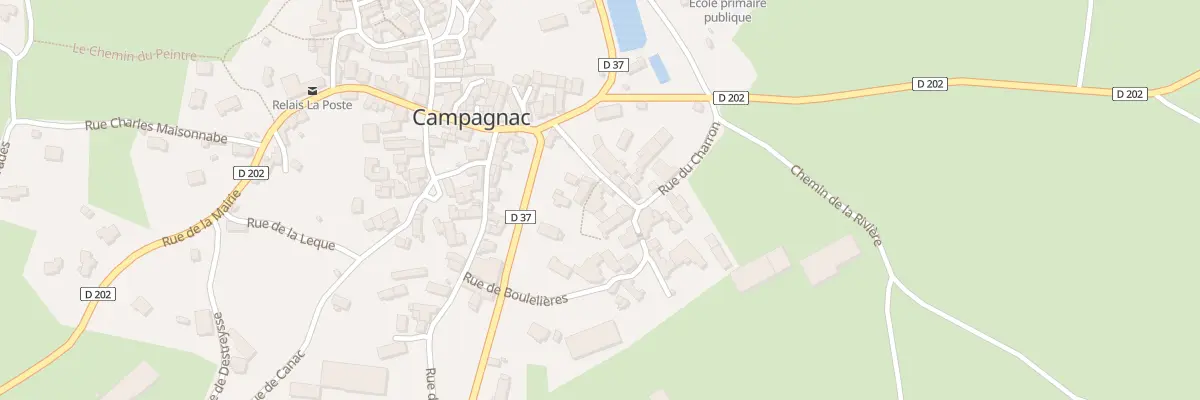 Plan du 5023 Campagnac à Campagnac