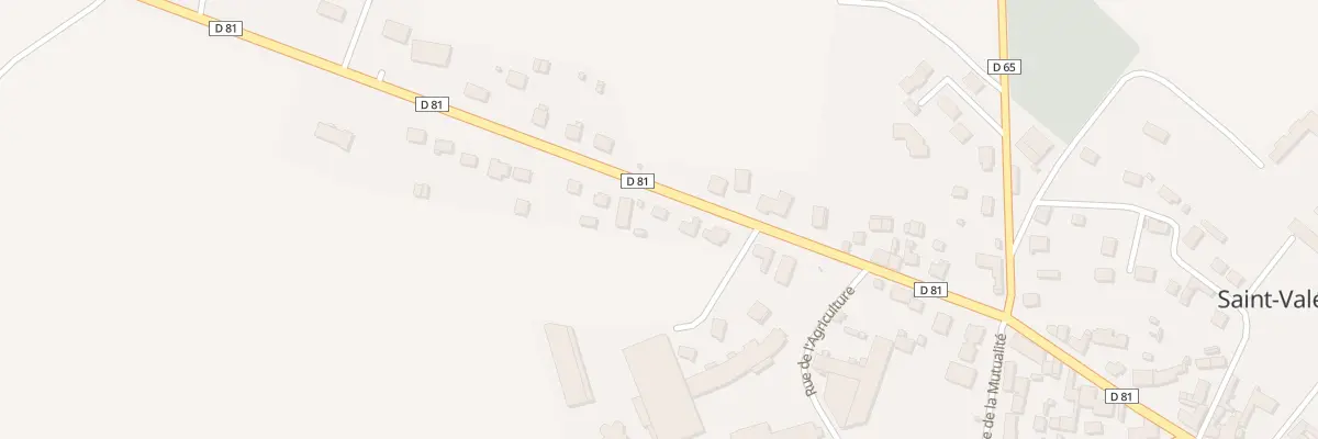 Plan du 83 Rue de la République à Saint-Valérien