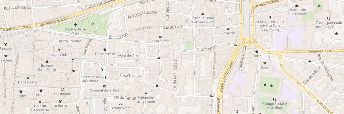 Plan du 19 Rue du Bon Pasteur à Clermont-Ferrand
