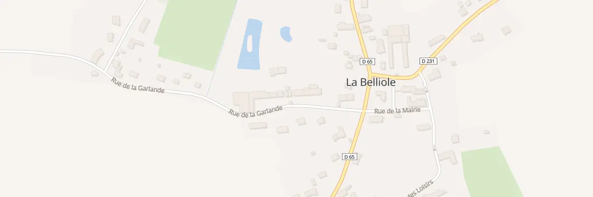 Plan du 12 Rue de Garlande à La Belliole
