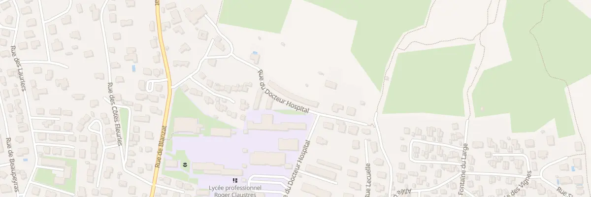 Plan du 168 Rue Docteur Hospital à Clermont-Ferrand