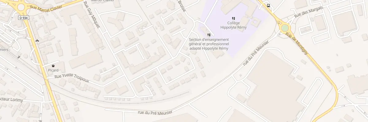 Plan du 5 Rue Yvette Troispoux à Coulommiers