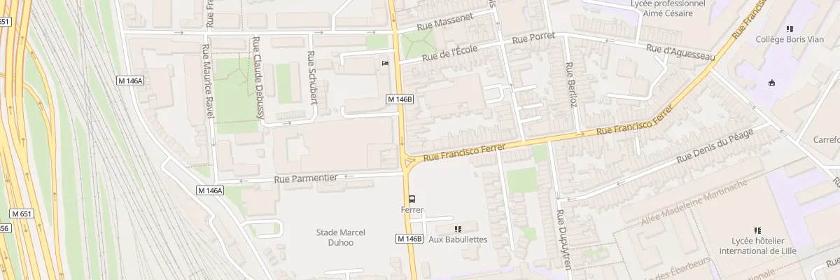 Plan du 75 Rue du Long Pot à Lille