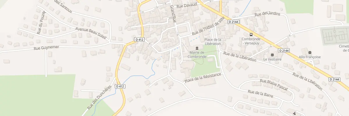 Plan du 3A Rue de l’Escuron à Combronde