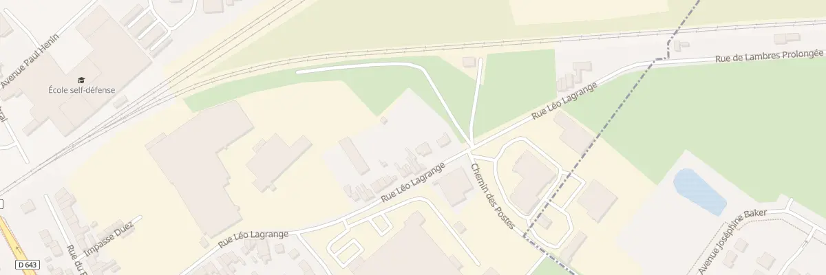 Plan du 403 Rue Léo Lagrange à Douai