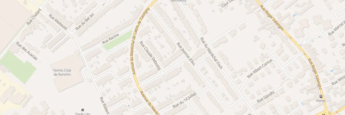 Plan du 27 Rue Lamartine à Ronchin