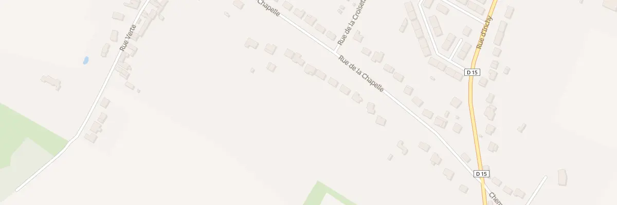 Plan du 250 Rue de la Chapelle à Marquion