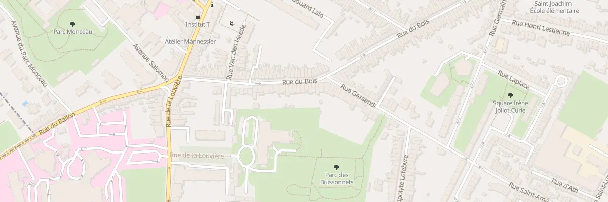 Plan du 48 Rue du Bois à Lille