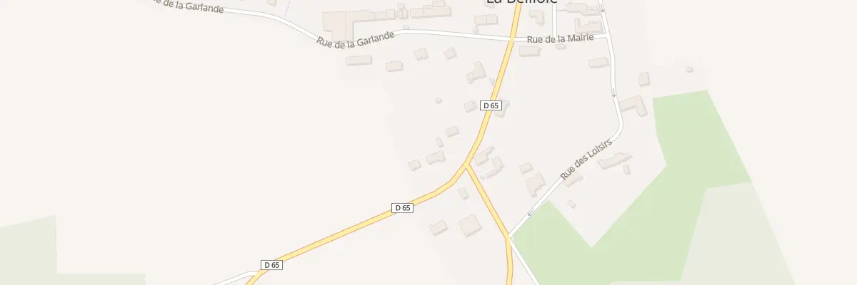Plan du 3 Vc Grande Rue à La Belliole
