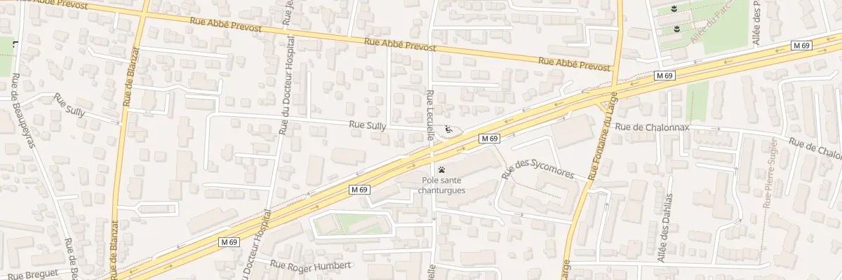 Plan du 51 Rue Lecuelle à Clermont-Ferrand