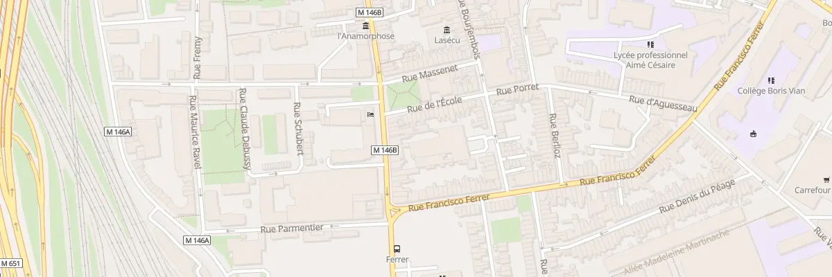 Plan du 65 Rue du Long Pot à Lille