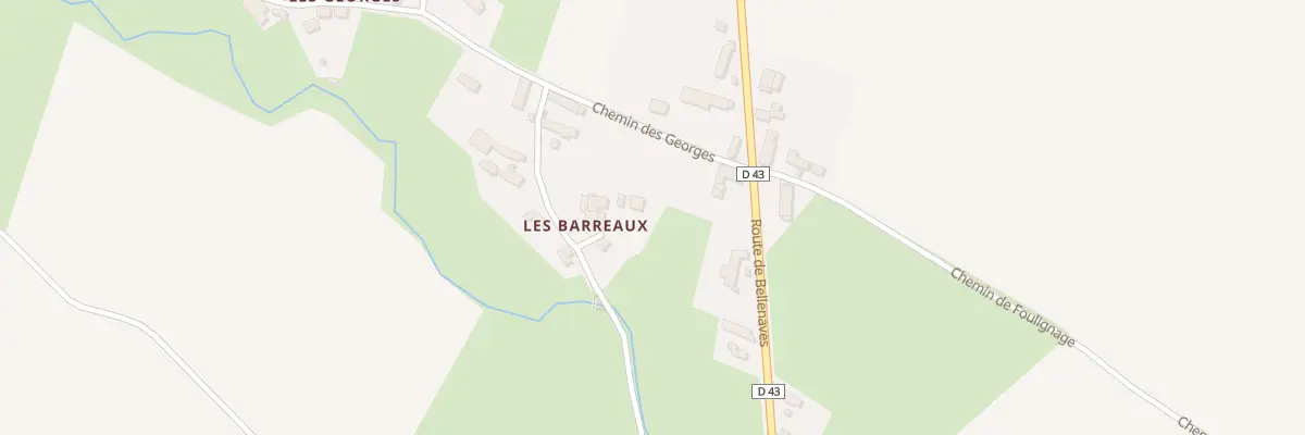 Plan du 9 Che des Barreaux à Vicq