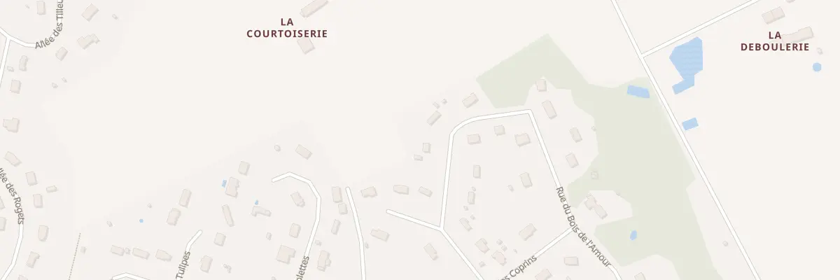 Plan du 39 Rue du Bois de l’Amour à Courtenay