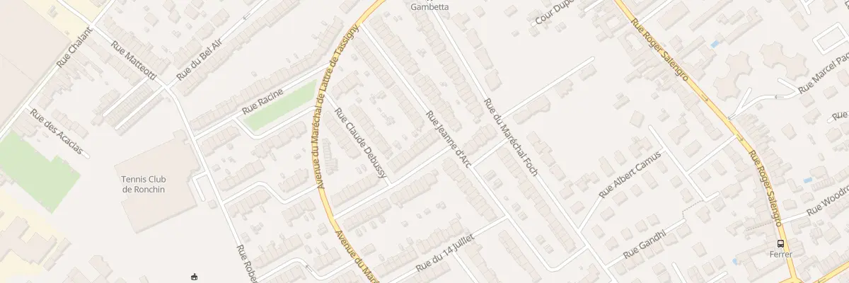 Plan du 31 Rue Lamartine à Ronchin