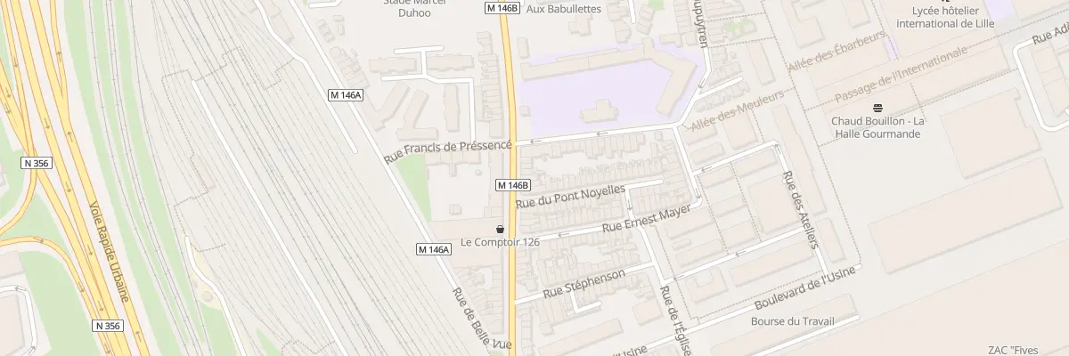 Plan du 135 Rue du Long Pot à Lille