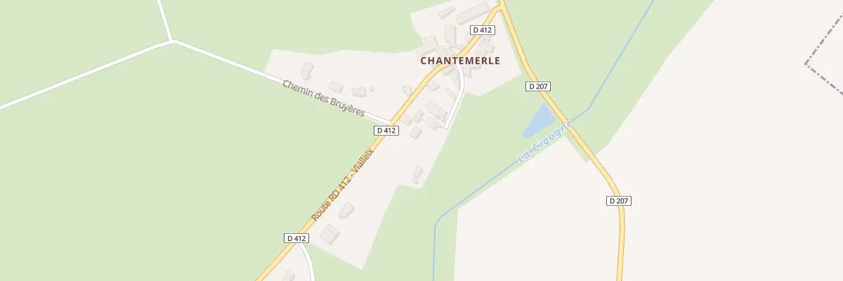Plan du 19 Rte Rd 412-Chantemerle à Saint-Quintin-sur-Sioule