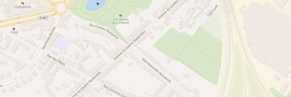 Plan du 39 Rue Alexandre Descatoire à Douai