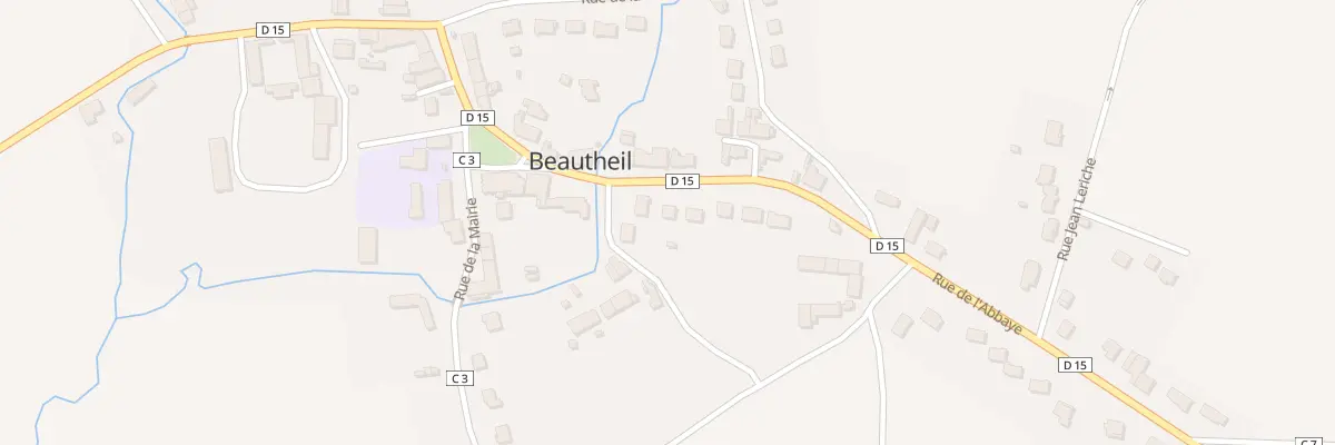 Plan du 4 Rue de l’Abbaye à Beautheil-Saints