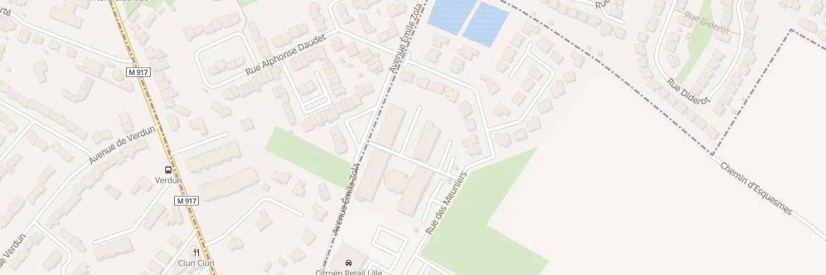 Plan du 16 Rue des Meuniers à Lesquin