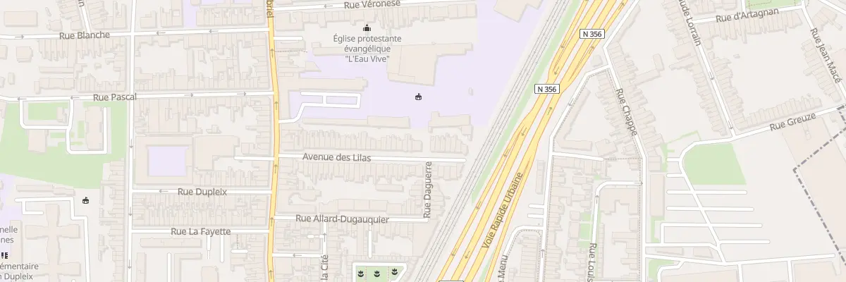 Plan du 45 Av des Lilas à Lille