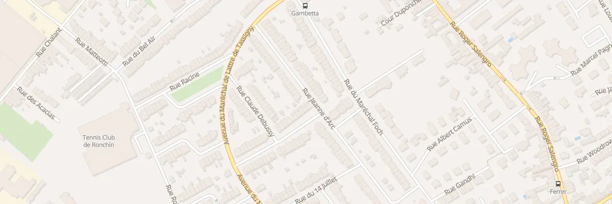 Plan du 35 Rue Lamartine à Ronchin