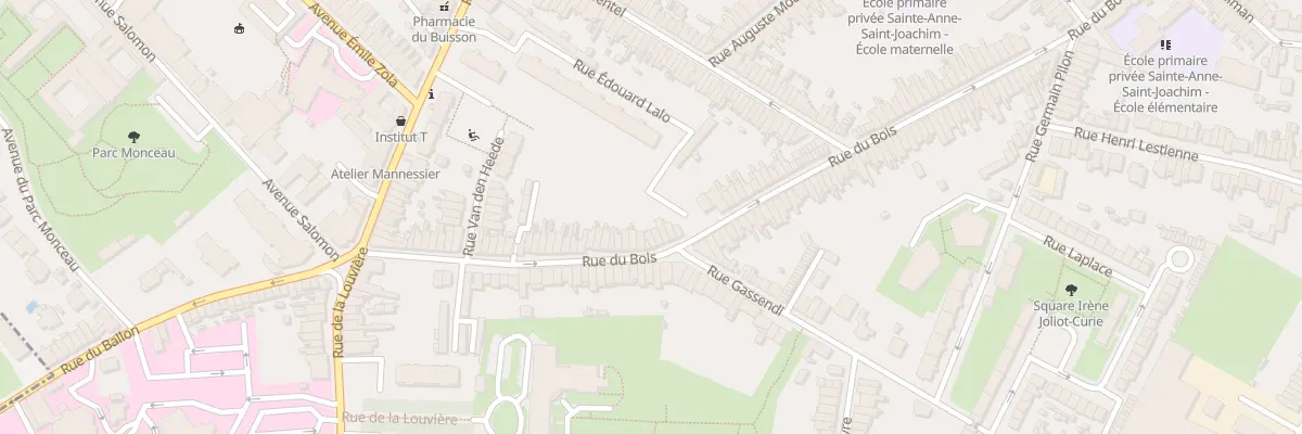 Plan du 71 Rue du Bois à Lille