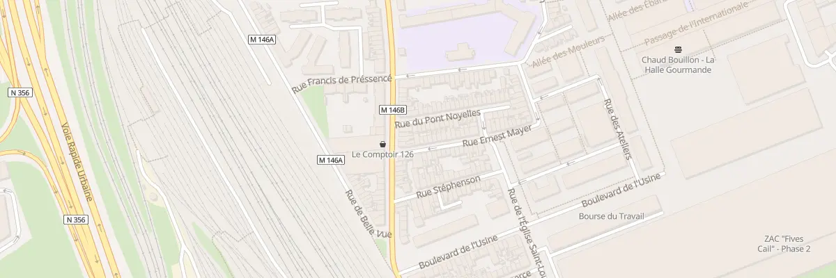 Plan du 5 Rue Ernest Mayer à Lille