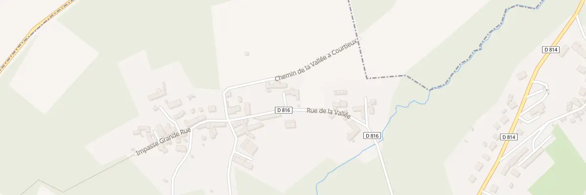 Plan du 2 Crx la Croix à Montigny-Lengrain