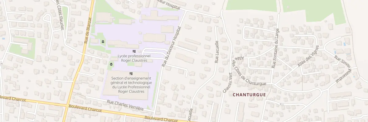 Plan du 144 Rue Docteur Hospital à Clermont-Ferrand